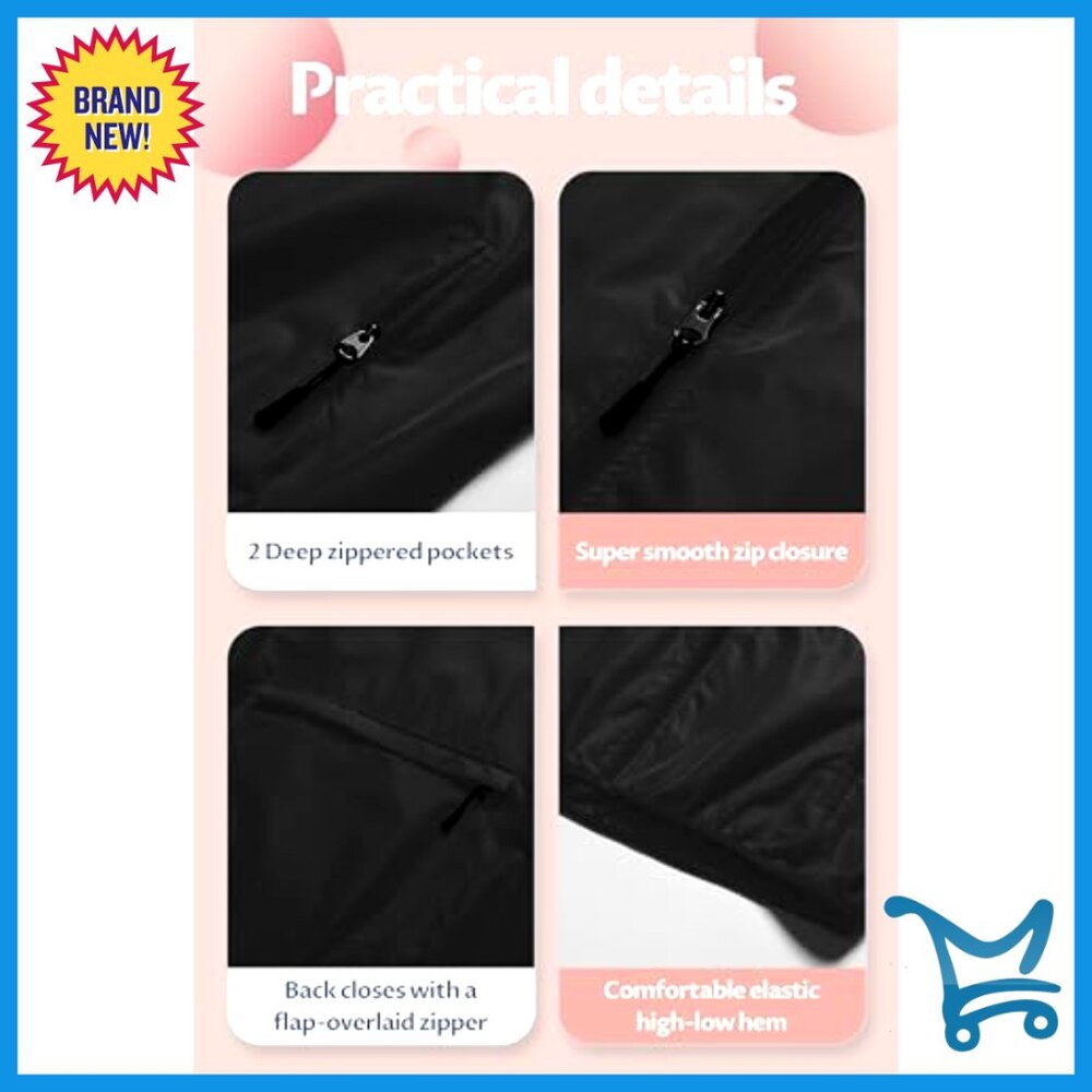 Packable Waterproof Running Rain Jacket Windbreak… - image 7
